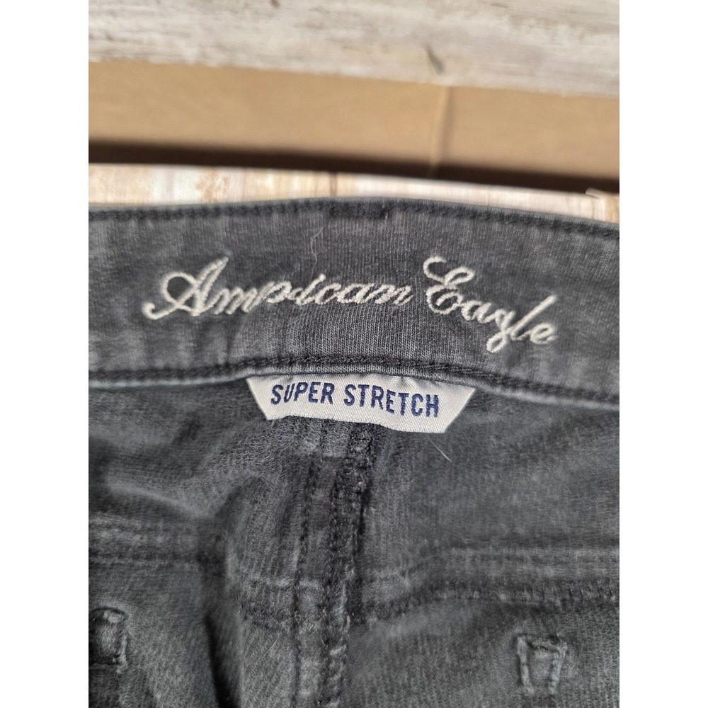 American Eagle Women Lot‎ 10 Super Stretch Black Jeggings & 12 Reg. Green Jeans - Picture 4 of 16